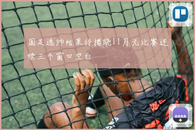 国足选帅结果待揭晓11月无比赛连续三个窗口空白