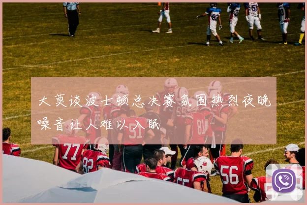 大莫谈波士顿总决赛氛围热烈夜晚噪音让人难以入眠